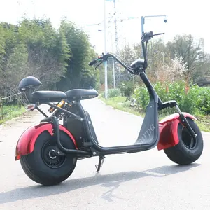 2000w 3000w 60v12ah/20ah lithium battery fat tire citycoco electric scooter with sidecar/electric motors for scooters