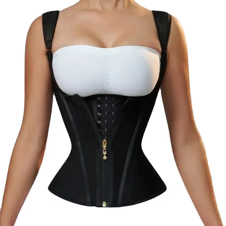 Zip-Up Body Shaper Vest Top Waist Trainer pour la mise en forme et la réduction de la taille des femmes