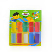 Pâte à modeler 10 couleurs assorties, lot en blister, bâtonnets rainurés, prêt à la vente, cadeau de Noël, faveurs de fête