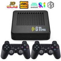 Nouvelle tendance G11 Pro Game Box 4K HD TV Stick Console de jeu vidéo intégrée 60000 jeux rétro lecteur Portable manette de jeu sans fil