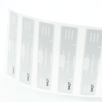 Carte de contrôle d'accès d'étiquette d'étiquette d'étiquette RFID UHF imprimable programmable ISO18000-6C EPC pour l'identification et l'inventaire de marchandises d'hôtel