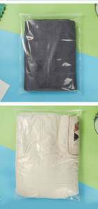 Emballage de vêtements refermable mat de haute qualité vêtements à fermeture éclair en plastique givré clair Eva sac à fermeture éclair étanche - Product Image 2