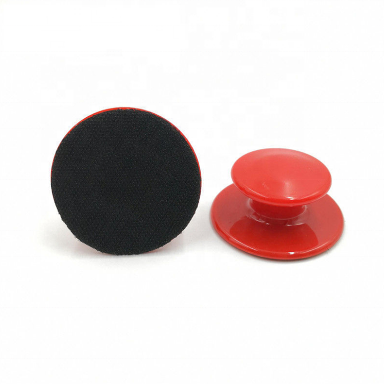 Car manual waxing sponge polishing tools with handle 3 "hand-waxed handle tool