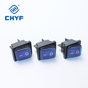 Chyf kcd4 không thấm nước thuyền chuyển đổi <span class=keywords><strong>6</strong></span>-pin <span class=keywords><strong>4</strong></span>-pin khóa chuyển đổi SPST/spdt16a 30A không thấm nước với ánh sáng 12V 24V Rocker công tắc điện - Product Image 3