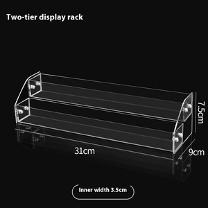 Espositore per smalti acrilici multistrato, organizer trasparente in acrilico per cosmetici, scatola portaoggetti per esposizioni in saloni di bellezza - Product Image 3