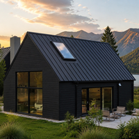 Puits de lumière moderne à toit plat en verre à économie d'énergie pour villa, système d'éclairage naturel et de ventilation