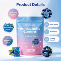 Gummies de soutien à la libido sous marque privée OEM – Énergie et vitalité à base de plantes, stimulant quotidien de l'humeur avec Ashwagandha