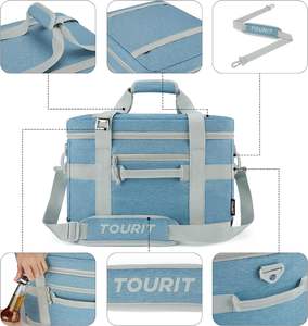 Échantillon gratuit Evercredit Sac isotherme pour déjeuner personnalisé avec logo réutilisable Sac isotherme pour pique-nique portable - Product Image 6