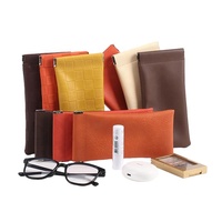 Étui de rangement pour lunettes de soleil en cuir PU, ouverture et fermeture automatiques, portable, de luxe, pour voyage, organiseur de lunettes