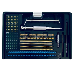 Juego de guías de perforación dobles para instrumental quirúrgico ortopédico, guía de perforación para placas óseas, proveedor mayorista veterinario - Product Image 6