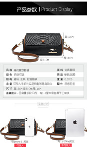 กระเป๋าโท้ทลำลองแฟชั่นสำหรับผู้หญิง พร้อมซิปปิด ทนทานและหนัง PU นุ่ม กันน้ำ ใช้ได้ทั้งแบบสะพายข้างและถือ - Product Image 4