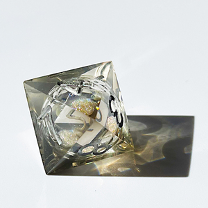 Lõi chất lỏng thủ công và xúc xắc chữ bạc với Bộ xúc xắc màu gradient - Product Image 4