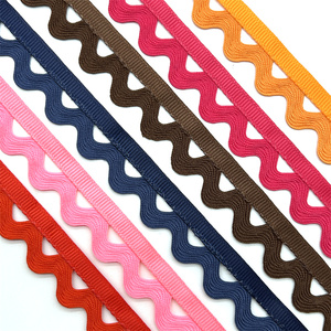 Cinta de poliéster 100% ecológica con diseño de espiga y rayas, popular en <span class=keywords><strong>2026</strong></span>, para ropa, calzado, bolsos y accesorios textiles para el hogar. - Product Image 1