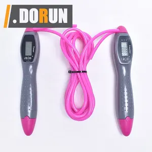 Jump Rope with Calorie Counter - 9.9ft Digital Weighted Skipping Ropes for Women Men Adult Adjustable Cordless Counting Jumping