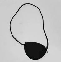 Perlengkapan pesta liburan terlaris Masker Mata Bajak Laut penutup mata tulang bersilang untuk Halloween hadiah mata malas