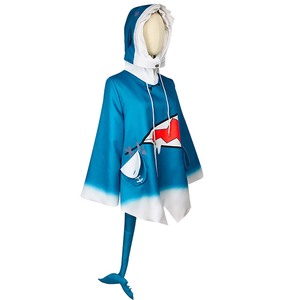 Costume da Squalo ENG per Cosplay di Gawr <span class=keywords><strong>Gura</strong></span> di Hololive per Festa di Halloween Femminile IDOL-003 - Product Image 3