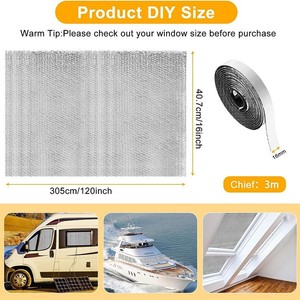 RV Sunshade <b>Window</b> <b>Insulation</b> Panel Flexible Lightweight Vehicle Use - Product Image 2