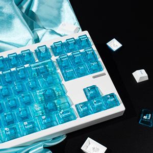 Mintcaps 208 Keys เชอร์รี่โปรไฟล์ PBT สีย้อมโปร่งใสพีซีแป้นพิมพ์กล - Product Image 3