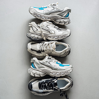 Chaussures de course et de sport décontractées pour hommes, originales, de luxe, respirantes, en maille, à semelle en caoutchouc épaisse, rehaussantes, vente en gros