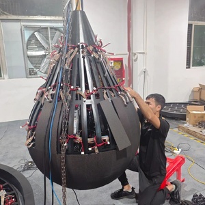 Tùy Chỉnh Treo p2.51led bóng hiển thị video Vòng đèn lồng hình cầu trong suốt <span class=keywords><strong>LED</strong></span> hiển thị - Product Image 4