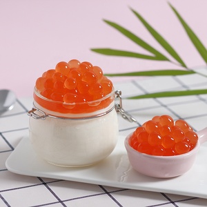 1.25 kg de Boba con Sabor a Pomelo Rojo, Ingredientes de Yogur Dulce y Mango para Leche o Té de Burbujas, Paquete a Granel, con Azúcar Añadida - Product Image 4