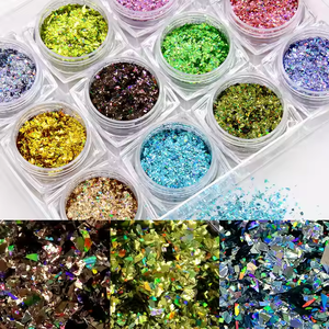 Wholesale Bulk Eco-Friendly PET Material Customized Style Multi-Color <b>Glitter</b> Chunky <b>Glitter</b> Powder - Product Image 4