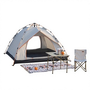 Tente double couche, <span class=keywords><strong>camping</strong></span> en plein air, entièrement automatique, pliable, plage, ouverture rapide, <span class=keywords><strong>camping</strong></span> léger, tissu Oxford, imperméable 3000 mm - Product Image 1