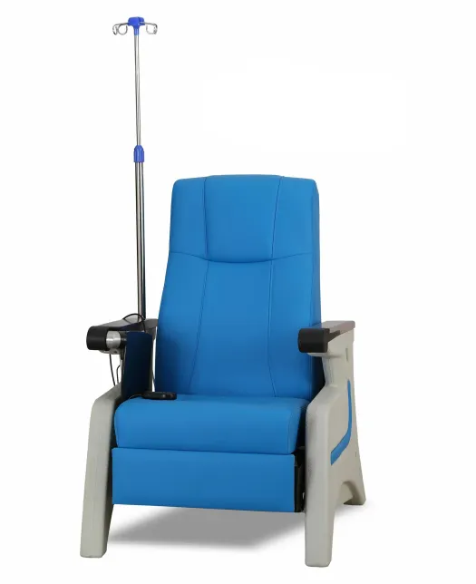 Sedia per infusione per ospedale a prezzo equo sedia per trasfusione reclinabile per ospedale portatile sedia per infusione iv con supporto IV