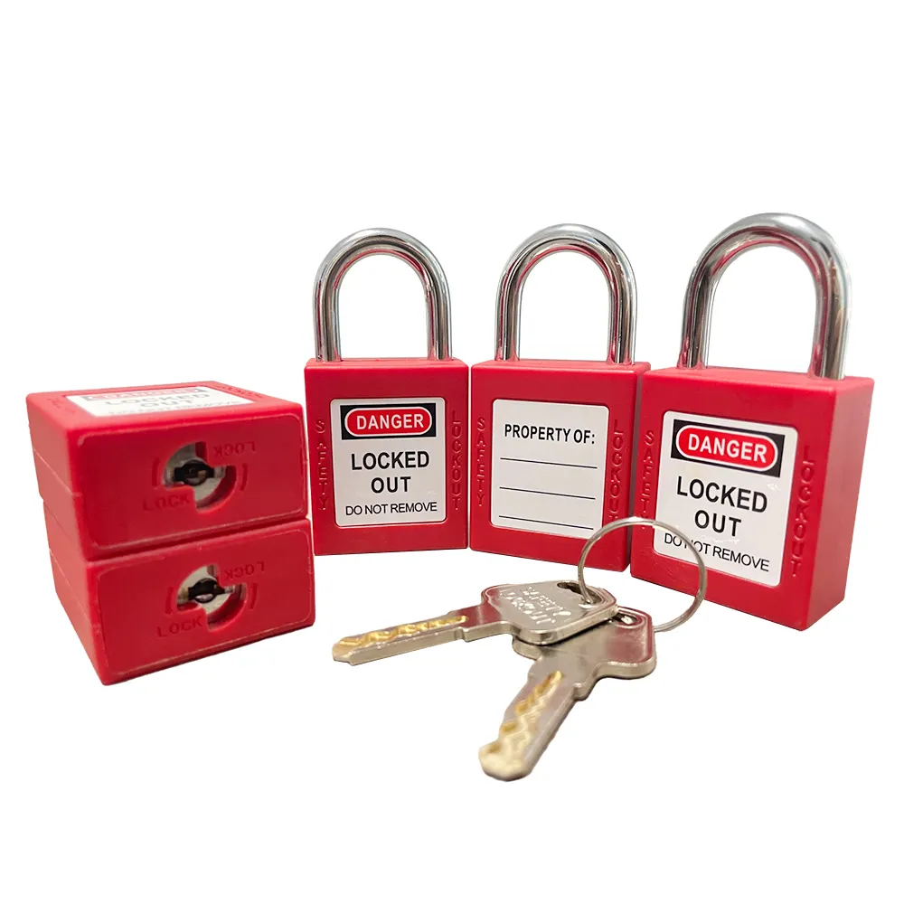 Loto Master Manufacturer In China Color Steel Key Padlock Secured Tagout Lock Out Industrial Safety Device Padlock Lock With Key