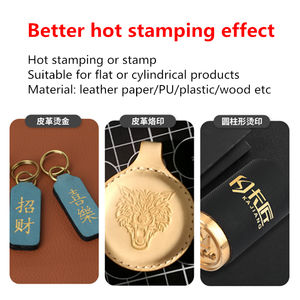 Macchina per la stampa di calore a caldo macchina per goffratura macchina cilindrica e piatta 2 in 1 bronzatrice per la superficie curva del cilindro - Product Image 6