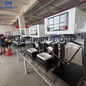 Robot d'emballage servo-électrique 4 axes 12 kg CLAWROBOT pour automatisation de ligne de convoyage, suivi dynamique de la bande, livraison rapide, moteur de boîte de vitesses - Product Image 3