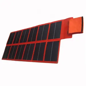 Painel solar dobrável amórbico 75w para reboque camper australiano