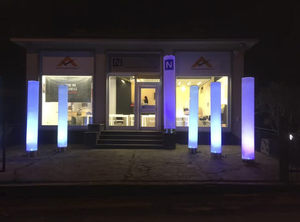 ไฟคอลัมน์ไร้สายกันน้ำ 6x15W RGBW 4in1 DMX512 IP65 สำหรับงานกลางแจ้ง ใช้แบตเตอรี่ เหมาะสำหรับดีเจ ดิสโก้ งานแต่งงาน คลับ อาคาร และเวที - Product Image 5