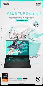 โน้ตบุ๊คธุรกิจใหม่ของ Asu-s รุ่น R7-H260 ตัวเครื่องอะลูมิเนียม SSD RTX 5050 8G สีเทา ขนาด 16 นิ้ว 11 Home 16:10 สำหรับ Tianxuan 6 ใช้หน่วยประมวลผล AMD Ryzen 7 260 - Product Image 2