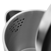 Bouilloires électriques en acier inoxydable pour chambre d'hôtes d'hôtel avec service de chauffe-eau transparent