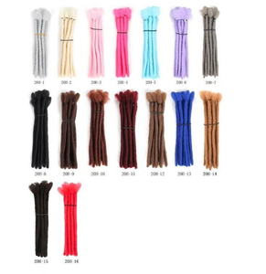 Dreadlocks <span class=keywords><strong>synthétiques</strong></span> extensions accessoires perles bijoux doux dreadlocks tresses crochet aiguille faisant la machine crochet dreadlock - Product Image 2