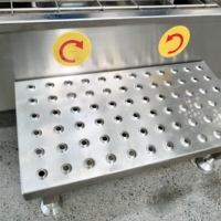 Station d'hygiène alimentaire personnalisable : Lave-chaussures, désinfection des mains et portique d'accès
