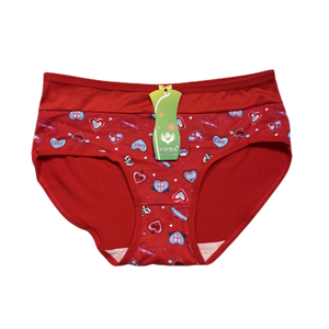 Mutandine da Donna <span class=keywords><strong>in</strong></span> Poliestere con Motivo a Cuore, Vendita all'Ingrosso, Piccolo MOQ, Disponibili <span class=keywords><strong>in</strong></span> Stock - Product Image 2