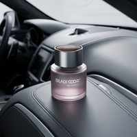 Diffuseur d'arômes pour voiture en bois, parfum d'ambiance longue durée, désodorisant pour l'intérieur du véhicule, marque BLACK ODOR