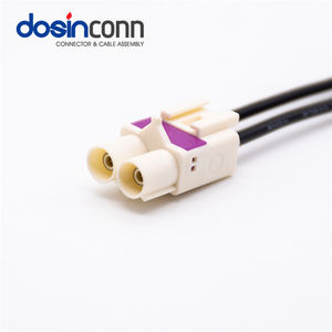 Удлинительные кабели для коаксиального кабеля RG174, разъемы RF: двойной штекер Fakra B (код B) на гнездо Fakra B (код B) - Product Image 2