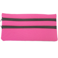 Double fermetures à glissière Néoprène Trousse d'écriture scolaire Étudiants Sacs à crayons