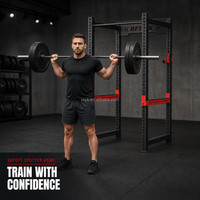 REYK Cage de musculation robuste pour salle de sport commerciale, rack d'entraînement pour la musculation
