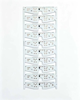 PCB en aluminium LED personnalisé, 1,2 mm, cuivre 35 UM, fichier Gerber acceptable, MCPCB OEM