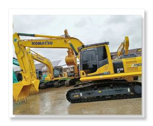 Marca japonesa pc210lc excavadora usada 21 toneladas excavadora sobre orugas Komatsu pc210 pc200 pc60 para la Venta barata - Product Image 1