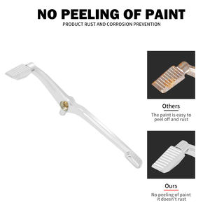 Levier de changement de vitesse talon-pouce pour moto, noir chromé, pour Honda Gold Wing GL1800 Tour DCT 2018-2021 2022 2023, en alliage d'aluminium - Product Image 4