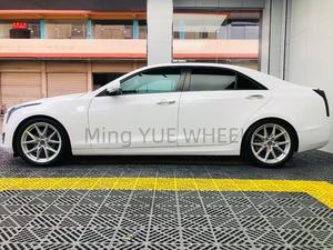 Mingyue 18X8 Hyper noir gris course Sport roue de voiture de tourisme pour <span class=keywords><strong>VW</strong></span> Polo Golf Audi A4 A5 BMW série 3 4 5 M2 M3 M4 E46 F30 Benz - Product Image 6