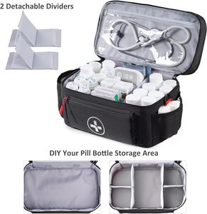 Trousse médicale miniature portable résistante à l'eau, blanche, pour la maison, les voyages, les urgences, organiseur de rangement - Product Image 2