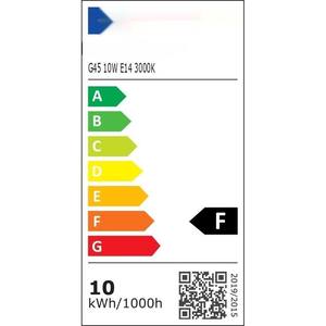 Ampoule LED G45 E14 10W 2 unités, faible consommation, longue durée de vie ; idéale pour l'éclairage décoratif et général dans les foyers et - Product Image 1