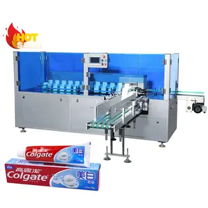 Precio de fábrica Máquina de encuadernación de perfume de pasta de dientes de alimentos automática Máquina de embalaje de té