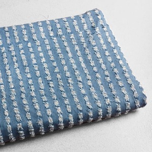 Tela vaquera rasgada arrugada Premium personalizada, tela vaquera de tejido suave elástico de alta calidad para ropa - Product Image 4